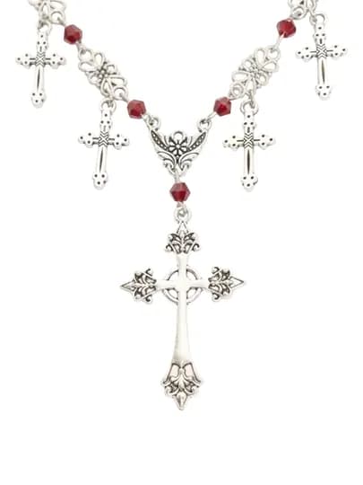 Ожерелье в виде креста в современном стиле — JEWEL16-JEWEL151-ВИШН