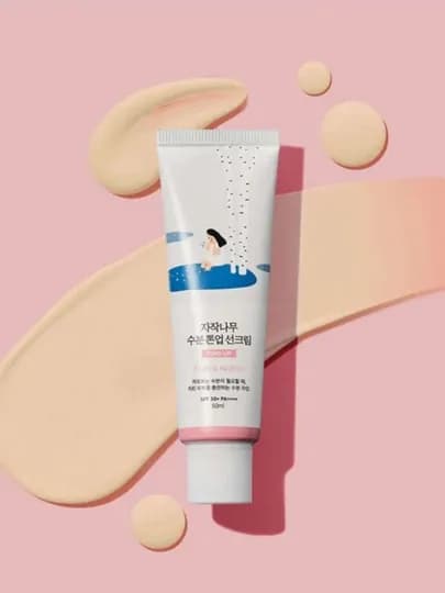 Солнцезащитный крем Round Lab Birch Juice Moisturizing SPF50 — KOREAOR-ROUNDLABSPF50-БЕЖЕВ