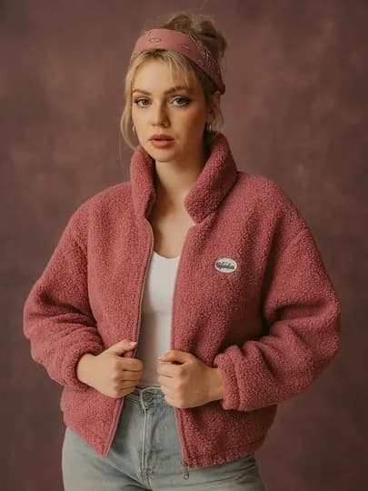 Куртка женская Chartou — BUYO-TM301014005-РОЗОВ-4XL