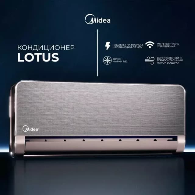 Кондиционер Midea / 18 /модель LOTUS / Inverter/ wi-fi