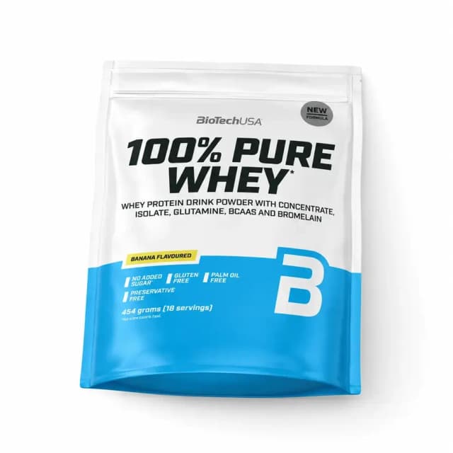 BQ BioTechUSA 100% Pure Whey Banana 454 g
