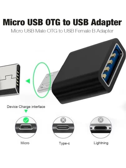 USB-C HUB, многофункциональный адаптер с портами USB 3.0, USB-C, HDMI, SD и MicroSD — ALCHINA-OTG2-ЧЕРНСТЕ