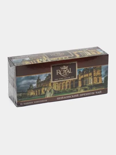 Чай Royal Life Сeylon, 25 пакетиков, 50 г — ROYALT-P0D6BB9