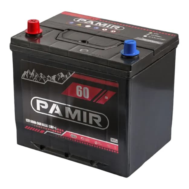 Автомобильный аккумулятор Pamir 60Ah 560A (EN) 12V SMF+L
