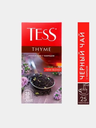 Чай черный Tess Thyme, 1.5 г * 25 шт — NIVEA-GRE0059